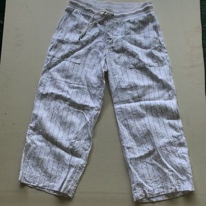 Athletica linen capris